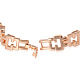 Valentine idée de cadeau de jour pour la petite amie de haute qualité montre strass bracelet en acier inoxydable WACH-A004-08RG-6