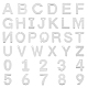 Dicosmético 288pcs 36 estilo 304 letras del alfabeto de acero inoxidable ~ encantos z y encantos del número 1~9 STAS-DC0002-31-1