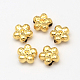 Flower Brass Beads KK-R015-30-2