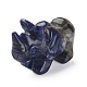 Figuras de rinoceronte curativo talladas en sodalita natural DJEW-M008-02D-2