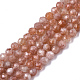 Natürliche sunstone Perlen Stränge G-N328-002C-1