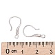 Rhodium Plated 925 Sterling Silver Earring Hooks STER-K168-101P-4
