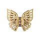 Pasador de pelo de mariposa esmerilado grande OHAR-PW0003-006D-1