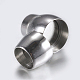 304 Stainless Steel Magnetic Clasps STAS-F132-05P-5mm-3