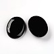 Oval Natural Black Agate Cabochons G-I171-30x40mm-14-2