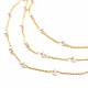 Collar redondo de tres capas con cuentas de perlas de plástico NJEW-JN03833-4