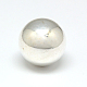 Colliers avec pendentif boule de carillon de grossesse en laiton plaqué argent NJEW-F053-01S-12-3