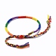 Pulsera del orgullo del arco iris BJEW-F419-08-3