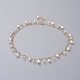 Beaded Necklace and Anklet Jewelry Sets SJEW-JS01052-6