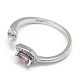 925 Sterling Silver Finger Ring Components STER-P042-11P-3