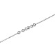 Bracelet shegrace simple design 925 en argent sterling avec petites perles JB09A-3