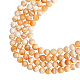 Arricraft natürliche Honig Jade Perlen Stränge G-AR0001-30-1