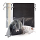 Givenny-eu 8pcs 4 colores en blanco no tejido bolsas de almacenamiento con cordón para manualidades diy ABAG-GN0001-10B-2