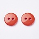 2-Hole Flat Round Resin Sewing Buttons for Costume Design BUTT-E119-34L-08-2