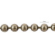 PandaHall Elite 5 Yard Brass Ball Chains CHC-PH0001-11AB-FF-5