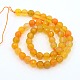 Natural Agate Round Beads Strands G-L108-8mm-09-2