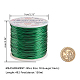 BENECREAT 18 Gauge (1mm) Aluminum Wire 492FT (150m) Anodized Jewelry Craft Making Beading Floral Colored Aluminum Craft Wire - Green AW-BC0001-1mm-10-2