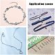 UNICRAFTALE 48pcs 6 Sizes Lobster Claw Clasps Manual Polishing Locking Clasp Stainless Steel Lobster Claw Clasps Fastener End Clasp Metal Clasps for Jewelery Making Necklaces Bracelets STAS-UN0004-27G-6