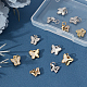 SUNNYCLUE 1 Box 12Pcs 3 Style Butterfly Enamel Charms Butterfly Rhinestone Brass Micro Pave Clear Cubic Zirconia Charms Pendant for DIY Earrings Necklace Bracelet Making Accessories KK-SC0002-83-4