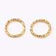 Iron Textured Jump Rings X-IFIN-D086-02-G-1