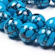 Chapelets de perles en turquoise synthétique TURQ-G832-01-20mm-3