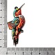 漫画の動物がプリントされたアクリルパーツ装飾  鳥  59.5x27.5x2mm  穴：1.5mm OACR-R264-01A-3