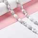 Chapelets de perles en howlite naturelle G-L243A-21-2