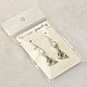 Stylish Glass Pearl Fish Dangle Earrings EJEW-JE00515-3