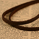 Sombrero de cuero cable de aleación de vaquero ajustable y collares colgante de la cruz para los hombres NJEW-K031-11-4