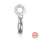 925 ciondolo europeo in argento sterling tailandese STER-T001-S016-4