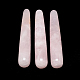 Bastoncini per massaggio al quarzo rosa naturale X-G-S336-53-1
