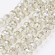 Chapelets de perles en verre électroplaqué EGLA-E051-PL10mm-B08-1
