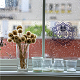 PVCウォールステッカー  円形  窓や階段の家の装飾用  花の生活模様  ステッカー：16x16センチ DIY-WH0235-007-7