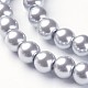 Chapelets de perles en verre nacré HY-8D-B18-2