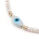 Bracelets en perles de verre imitation jade BJEW-JB05987-03-2