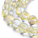 Chapelets de perles en pierre de lune synthétique G-F143-10mm-13-3