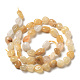 Natürliche gelbe Aventurin Perlen Stränge G-I351-A02-2