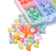 600 pièces 10 couleurs perles acryliques imitation gelée MACR-YW0001-82-3
