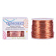 BENECREAT 17 Gauge(1.2mm) Aluminum Wire 380FT(116m) Anodized Jewelry Craft Making Beading Floral Colored Aluminum Craft Wire - Copper AW-BC0001-1.2mm-04-3