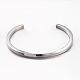 304 Stainless Steel Cuff Bangles BJEW-D434-05P-1