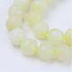 Chapelets de perles en jaspe à pois verts naturels G-Q462-10mm-40-1