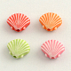Perles en acrylique de style artisanal MACR-Q153-M025-1