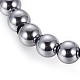 Bracelets extensibles en perles de pierre terahertz BJEW-L666-01E-2
