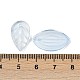 Прозрачные стеклянные бусины градиентного цвета GLAA-B026-01B-3
