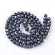 Chapelets de perles en verre peint X-DGLA-S112-4mm-D21-2