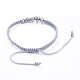 Bracciali di perline intrecciati con fili di nylon regolabili BJEW-JB05289-03-2
