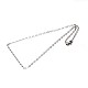 304 Stainless Steel Cable Chain Necklace Making NJEW-P047-36-2