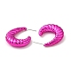 Croissant Acrylic Stud Earrings EJEW-P251-37-3