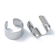304 orecchini del polsino in acciaio inox X-STAS-H152-01P-3