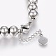 304 bracelet en perles rondes en acier inoxydable X-BJEW-I238-01B-3